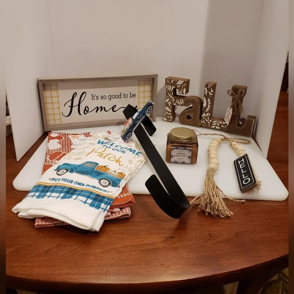 Cottage Core Farmhouse 8 piece lot/bundle‎ Fall home inspirational p…